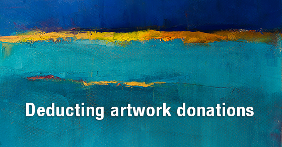 Individual, CPA - Deducting Artwork Donations